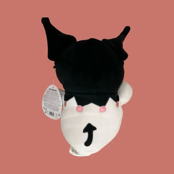 NWT Squishmallow Sanrio Kuromi Plush Hugmees Hugmee Plush10”